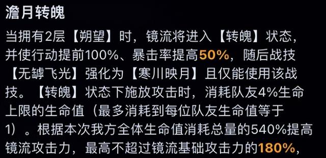 白毛红瞳镜流不及托帕露腚吸睛，直接加强50%暴击，镜流赢麻了