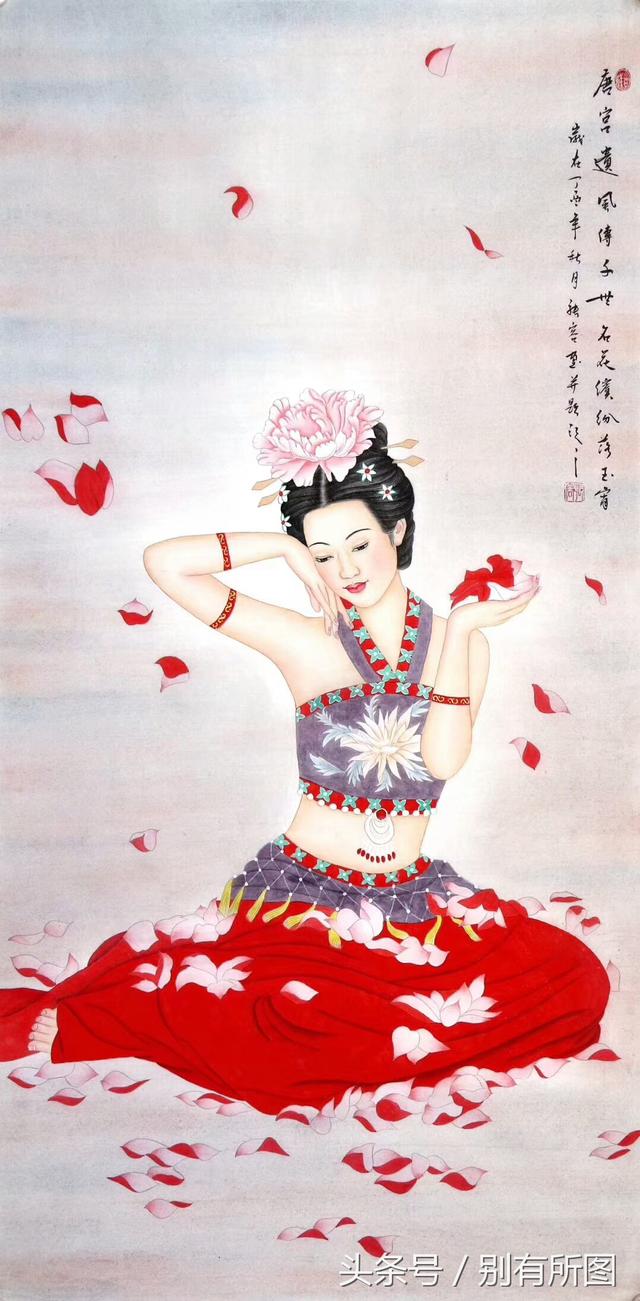 美若天仙，绝世惊艳，收集的国画美女画有古装、戏曲、新娘、歌姬