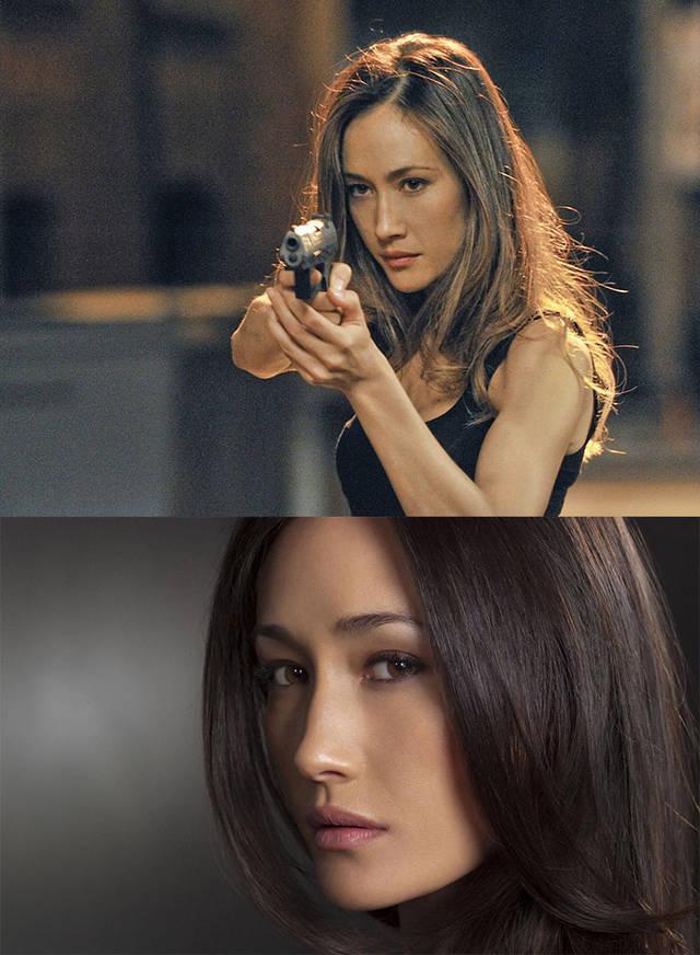 美丽混血Maggie Q，,有着“性感小女神”的称号，美得挪不开眼