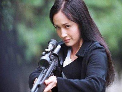 美丽混血Maggie Q，,有着“性感小女神”的称号，美得挪不开眼