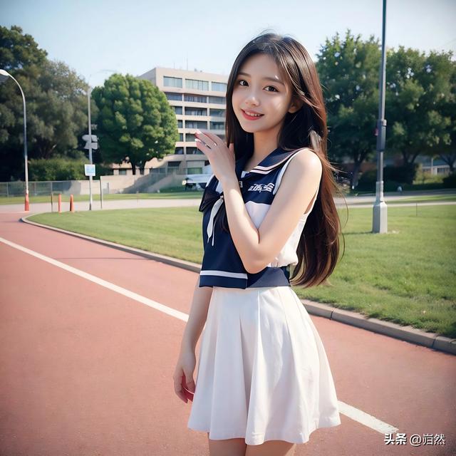 经典水手服少女