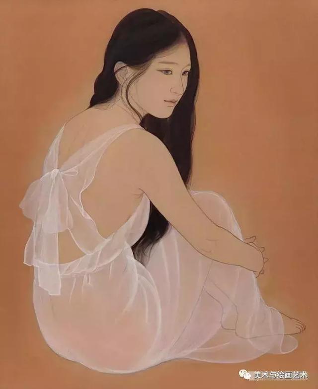 美女画家的人体绘画艺术，独具特色