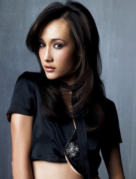 美丽混血Maggie Q，,有着“性感小女神”的称号，美得挪不开眼