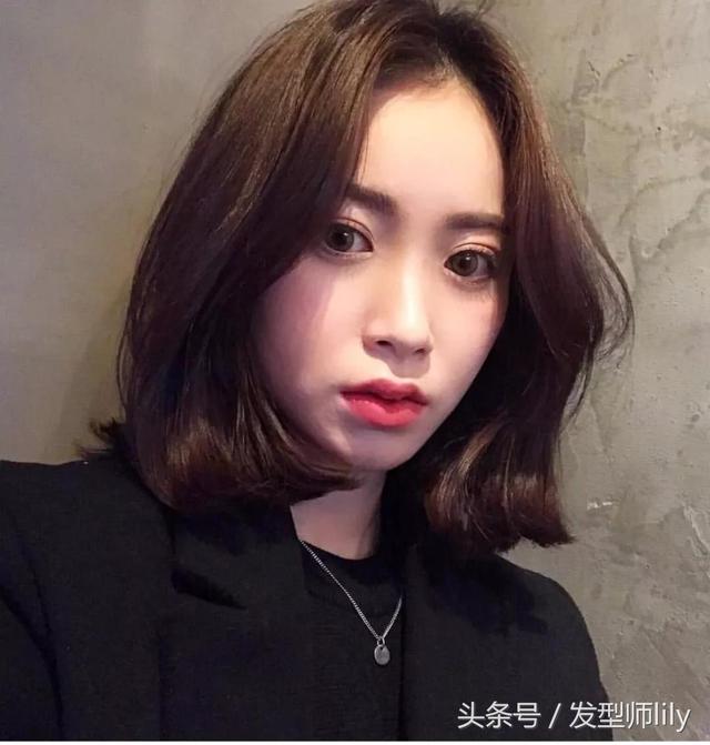 18款“沙宣长度”烫个湾发型，很时尚，很可爱，很萌萌哒！