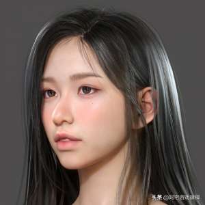 美女模行(3D模型欣赏：清纯美丽小姐姐)