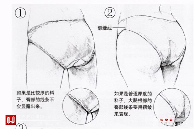 人物的臀部怎么画？带你轻松学会女生臀部画法