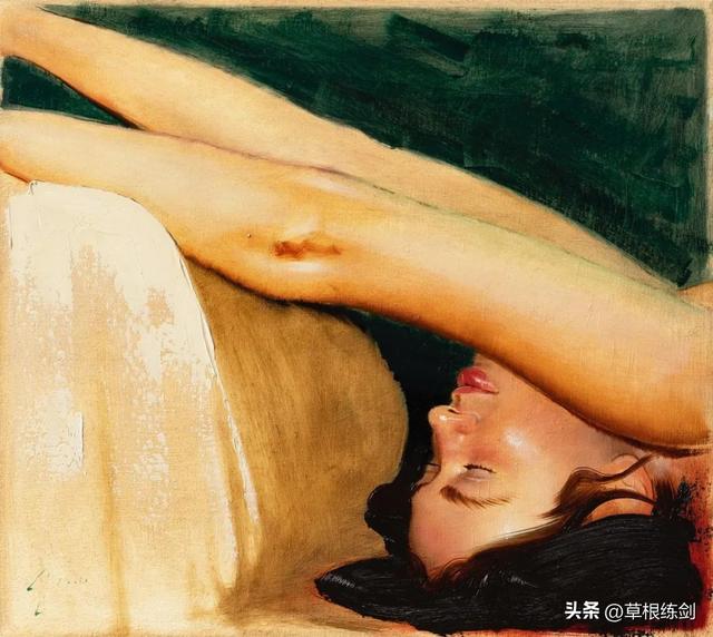 美国画家路易斯人体艺术作品