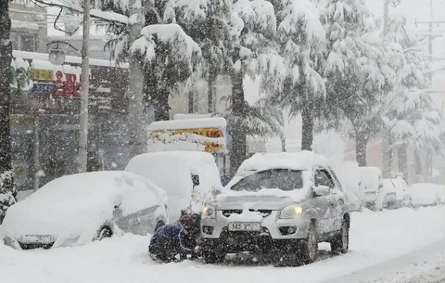 湖北暴雪高速大堵车，美女房车当餐车，当公厕，请大家吃烤肠