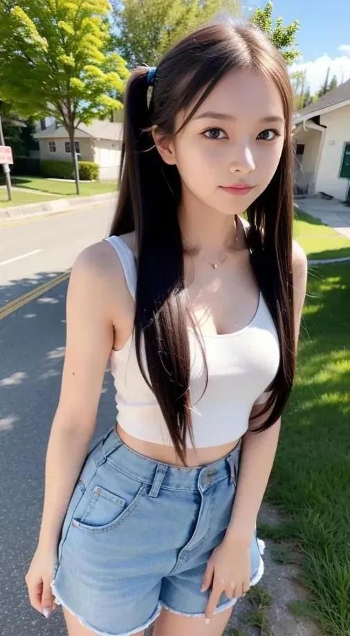 AI美女丽丽，眼睛会放电,你相信吗?