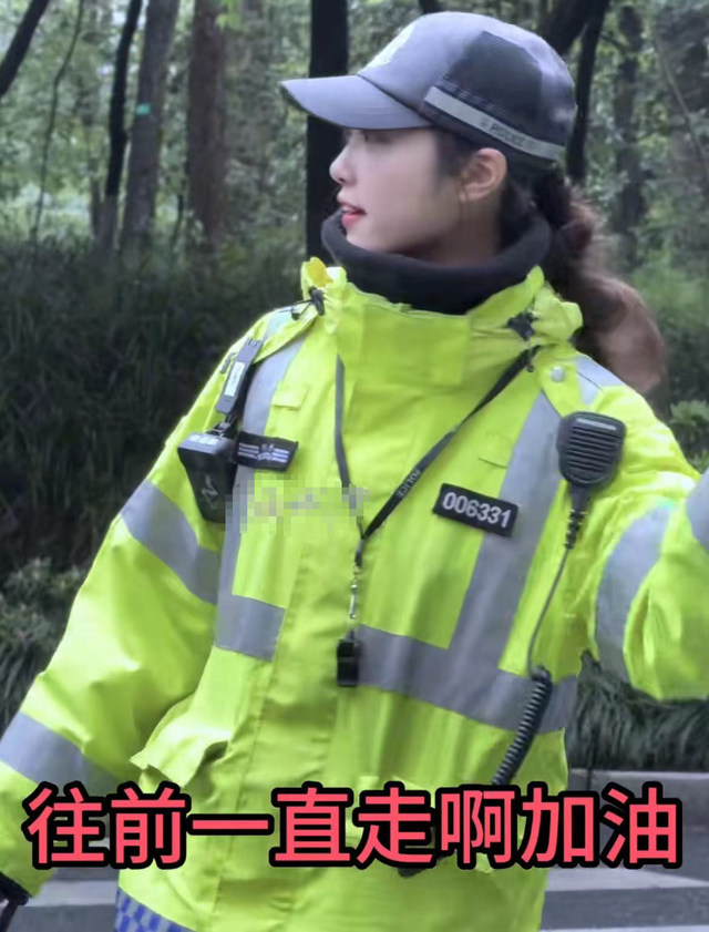 奶凶奶凶的美女交警找到啦！地道的杭州姑娘