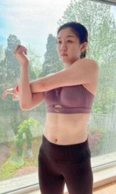 女乒陈梦大胸美女陈梦(1米67陈梦晒内衣美照腹肌女神，这3张照片美翻了)