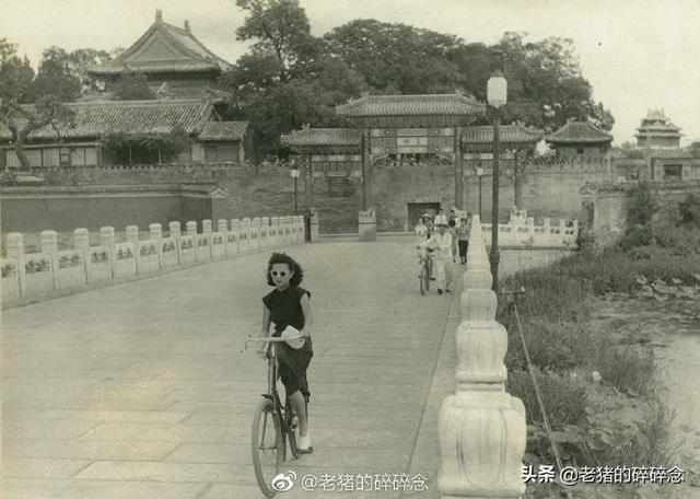 百年前的民国北平女子，图四美女简直太潮了