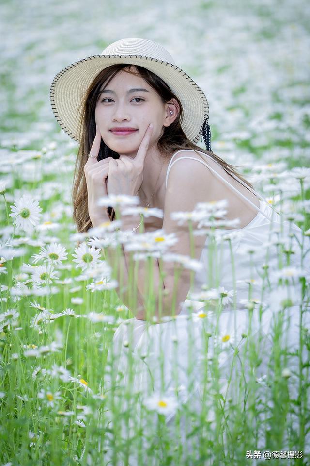 初夏•雏菊•美女（环境人像）