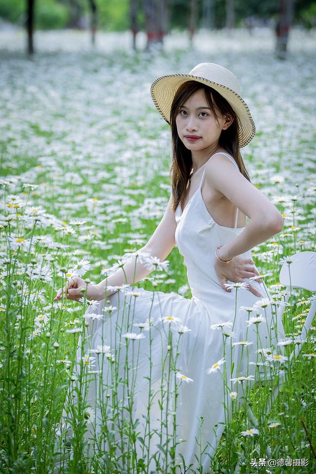 初夏•雏菊•美女（环境人像）