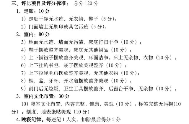 规范宿舍卫生，营造整洁环境——胡风中学10月“文明寝室”评比