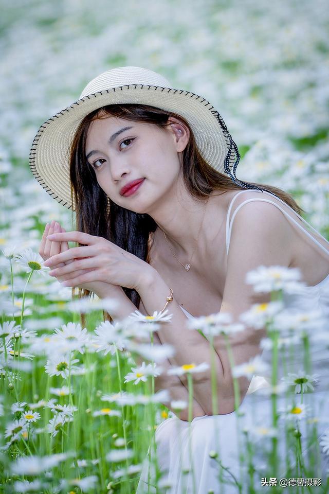 初夏•雏菊•美女（环境人像）