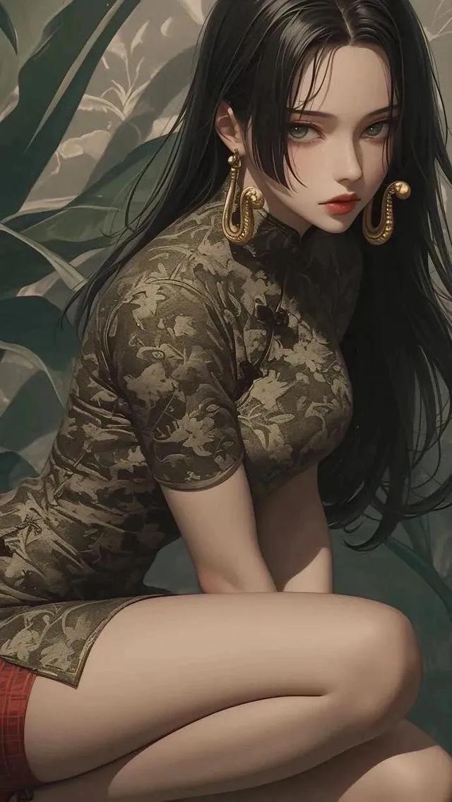 海贼王，性感黑丝女帝