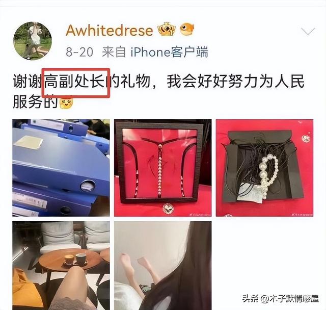 女子晒处长送情趣内衣做礼物，一个敢送一个敢晒，背后恐怕不简单