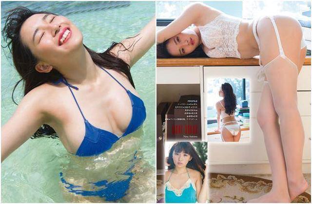 浅川梨奈“千年一遇童顏巨乳”拍写真，嫌比基尼太小E奶快蹦出？