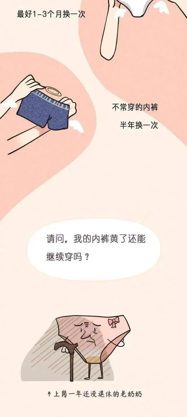 女生的内裤，为什么穿着穿着就“黄”了？漫画揭秘（男生勿入）