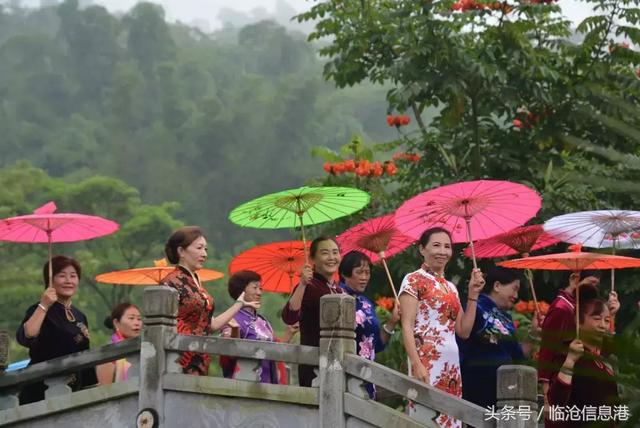 边境线上的中国风，180名美女身着旗袍在镇康起舞