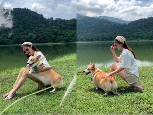 泰国女星“小水”晒热辣身材，镂空泳衣秀傲人上围，牛仔裤松到胯部露翘臀