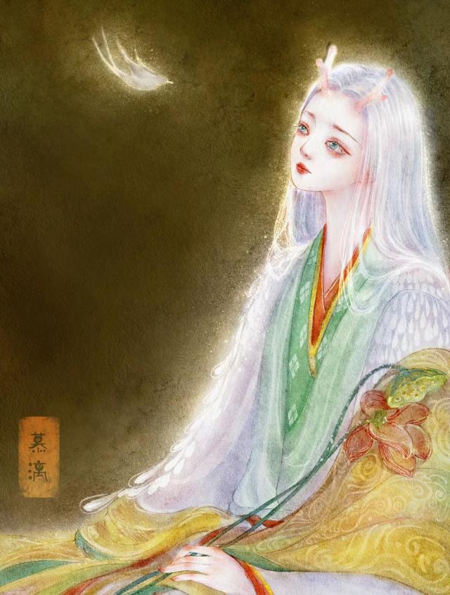 唯美浪漫的古风美女插画，爱古风的人都会保存