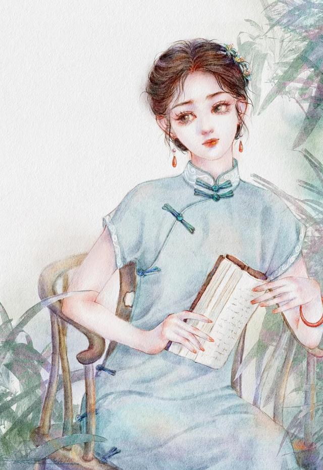 唯美浪漫的古风美女插画，爱古风的人都会保存