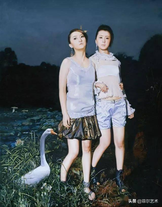 靳尚谊先生高徒，艺术家陈明女性人体油画作品，太逼真了