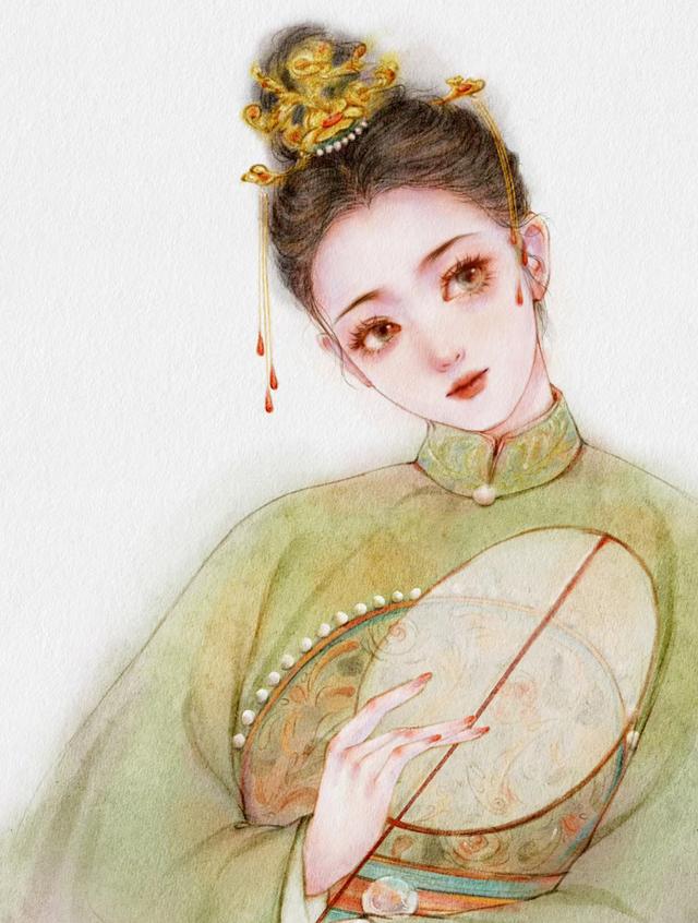 唯美浪漫的古风美女插画，爱古风的人都会保存