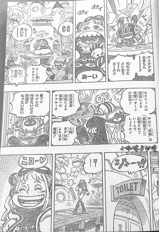 海贼王1065话漫画：福利，约克是大长腿美女，释迦救了草帽一伙