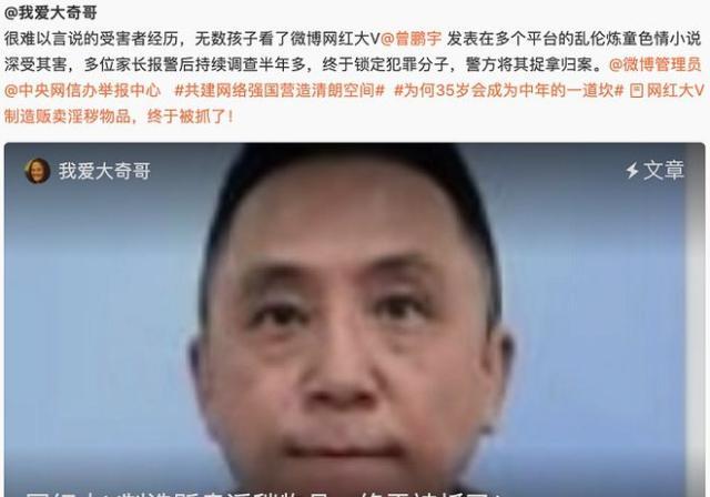 知名“财经黑嘴”写色情小说入狱，现已刑满释放